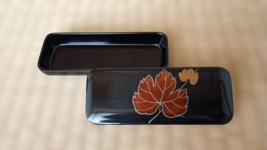 【大正時代以前・白木屋漆器】会津塗 菓子器セット 蔦模様漆器 アンティーク