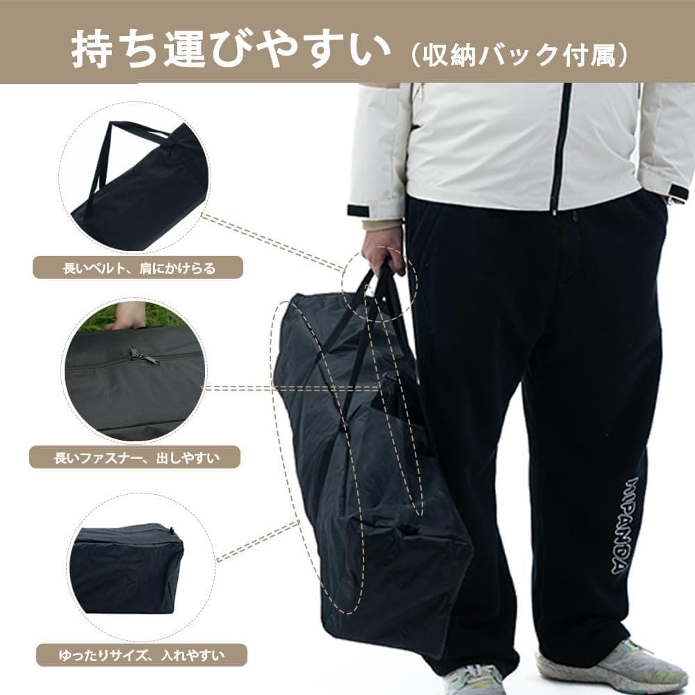 こあらさま 軽量ワンタッチタープテント 3m×3m 収納バッグ付き 3段階調節