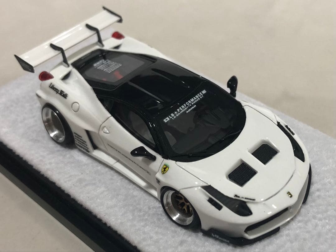 JEC 1/64 LBワークス　フェラーリ 458GTシルエット深リムカスタム