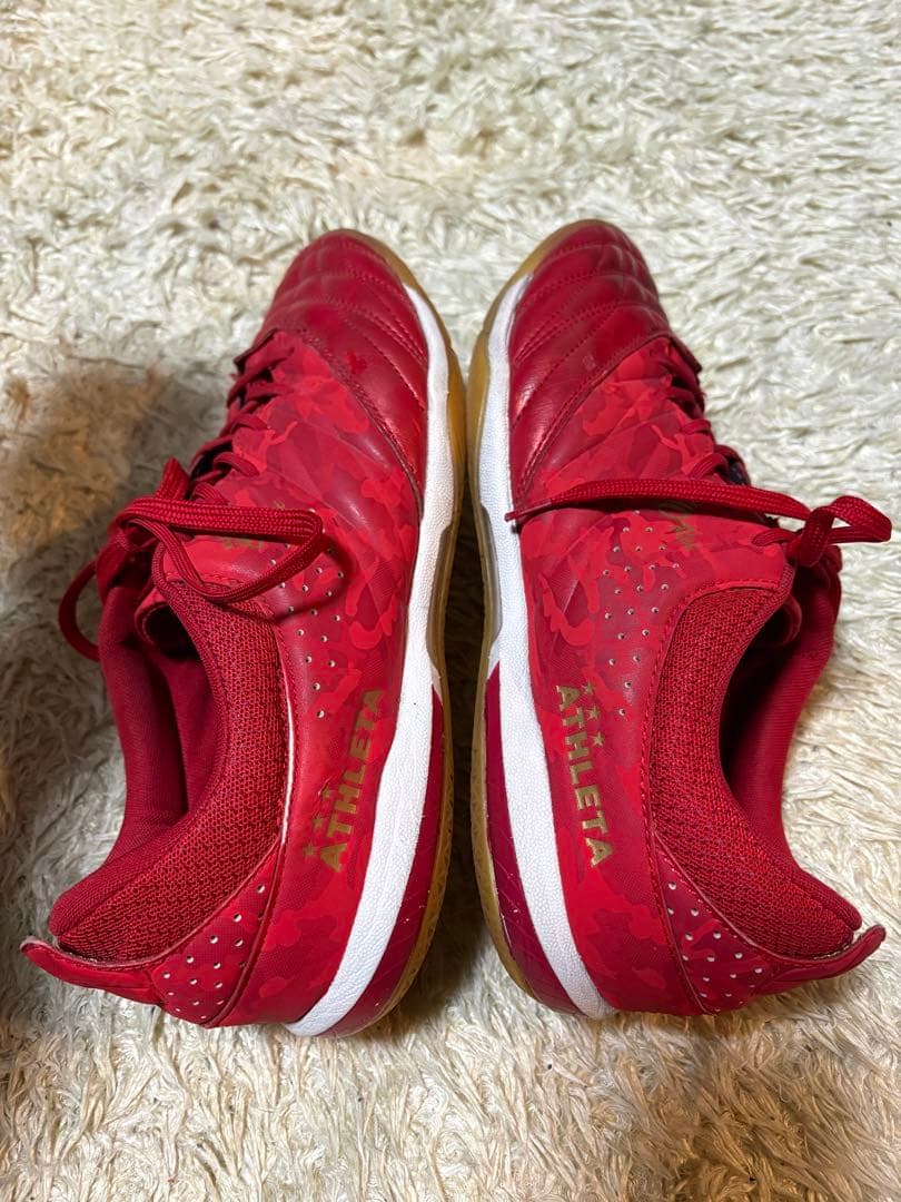 ATHLETA アスレタ フットサルシューズ 赤　26