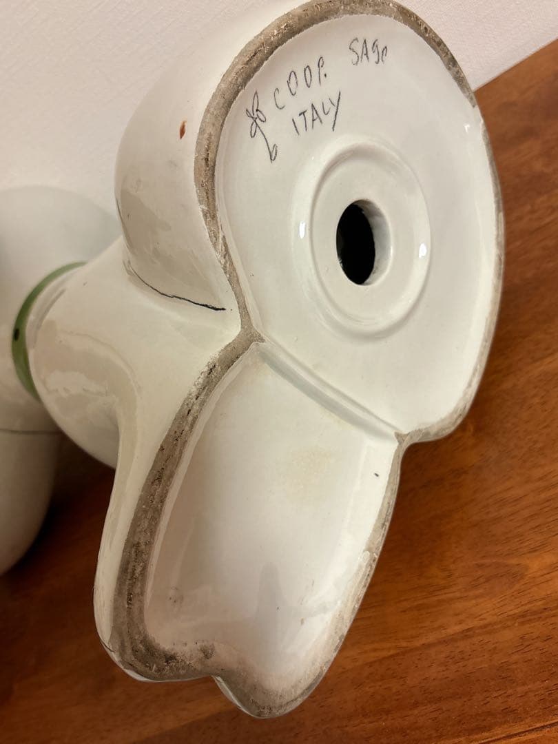 PEANUTS イタリーバンク　スヌーピー  ラージ　陶器　バンク