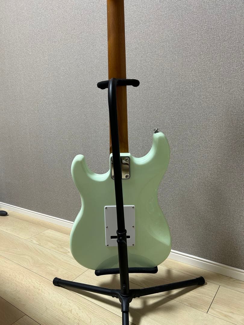 BUSKER'S バスカーズ　エレキギター ストラト　ミントグリーン