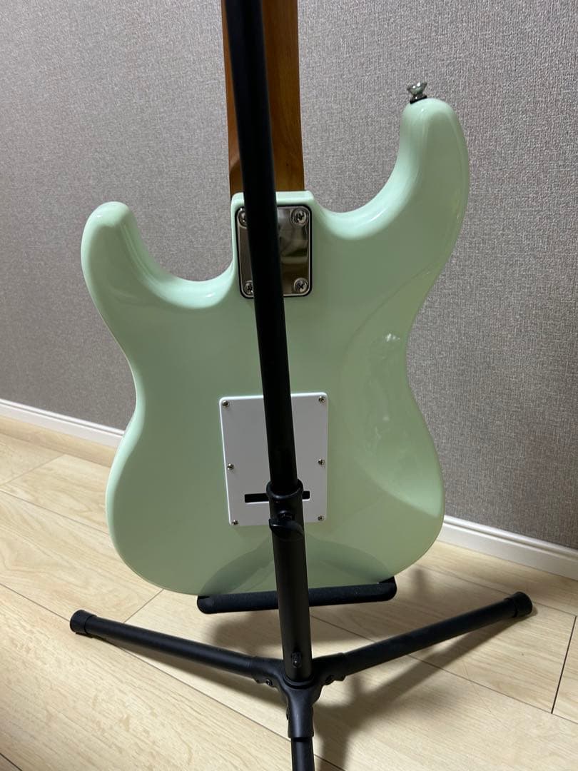 BUSKER'S バスカーズ　エレキギター ストラト　ミントグリーン