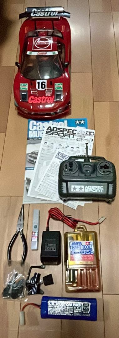 タミヤ TAMIYA 1/10 ラジコン カストロール 無限NSX TL-01