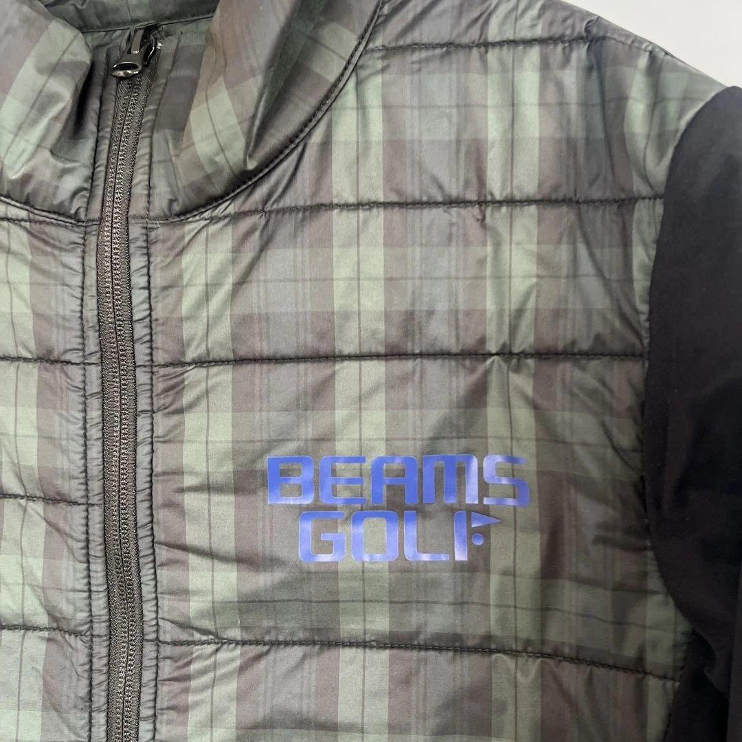 BEAMS GOLF チェック柄中綿ジャケット　Mサイズ