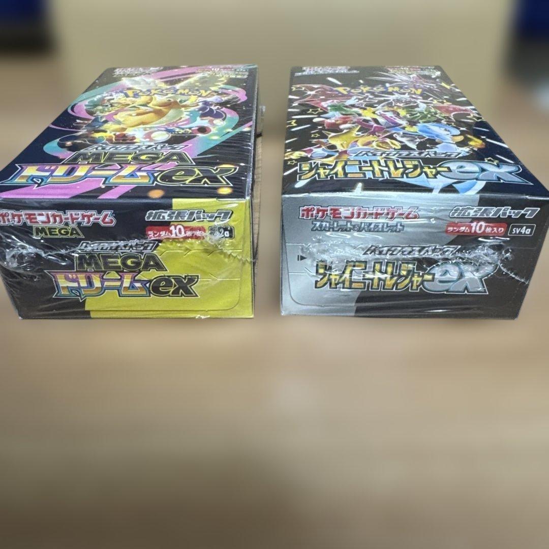 ポケモンカードMEGAドリームEX&シャイニートレジャーEX シュリンク付