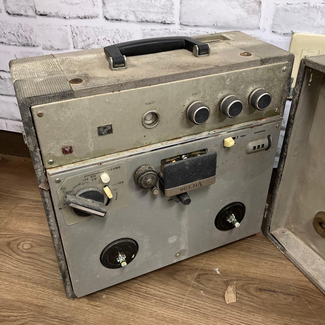 3F ジャンク品 希少 当時物 VICTOR ビクター オープンリールレコーダー