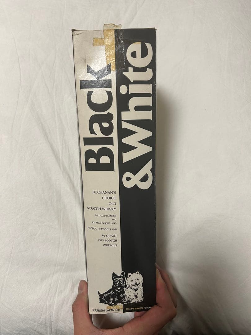 ウイスキー Black & White