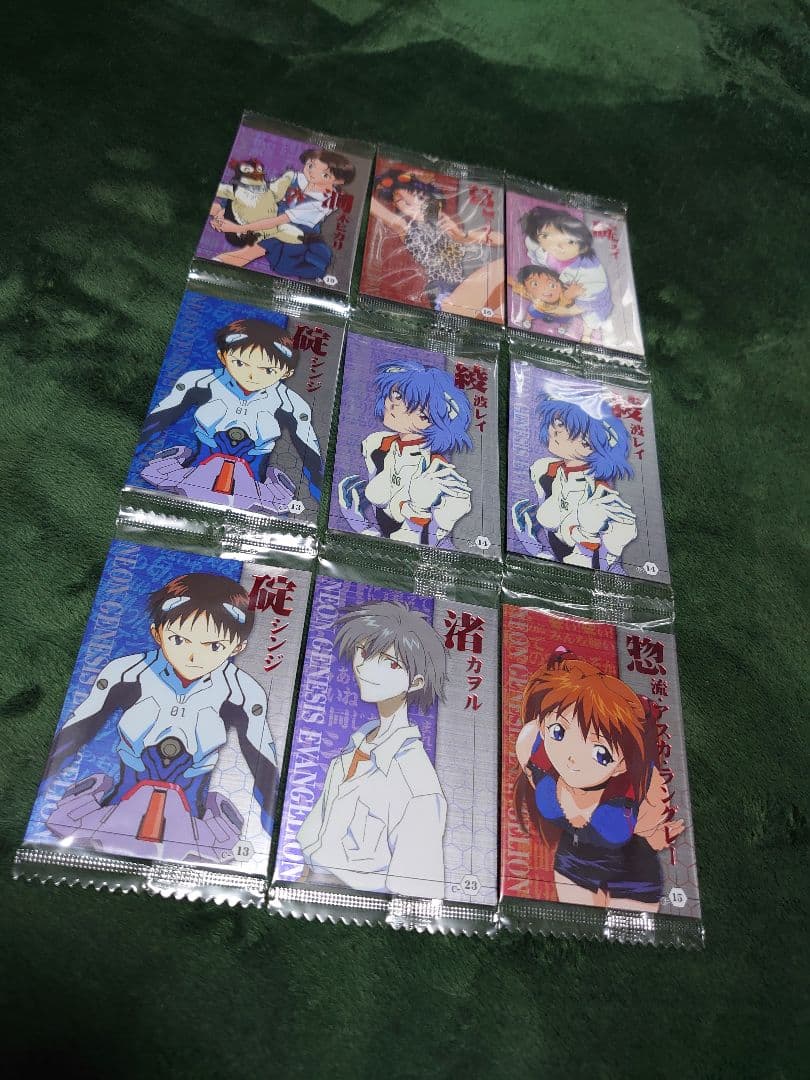 希少品 chap.1&2&3のみ 内袋未開封 エヴァンゲリオンウェハースカード