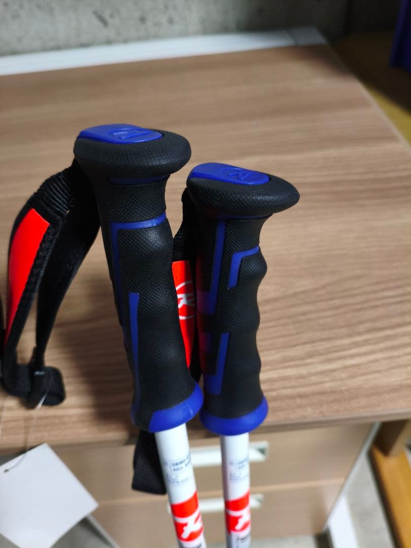 Rossignol 調整可能 スキー カーボンストック 新品 100-120cm