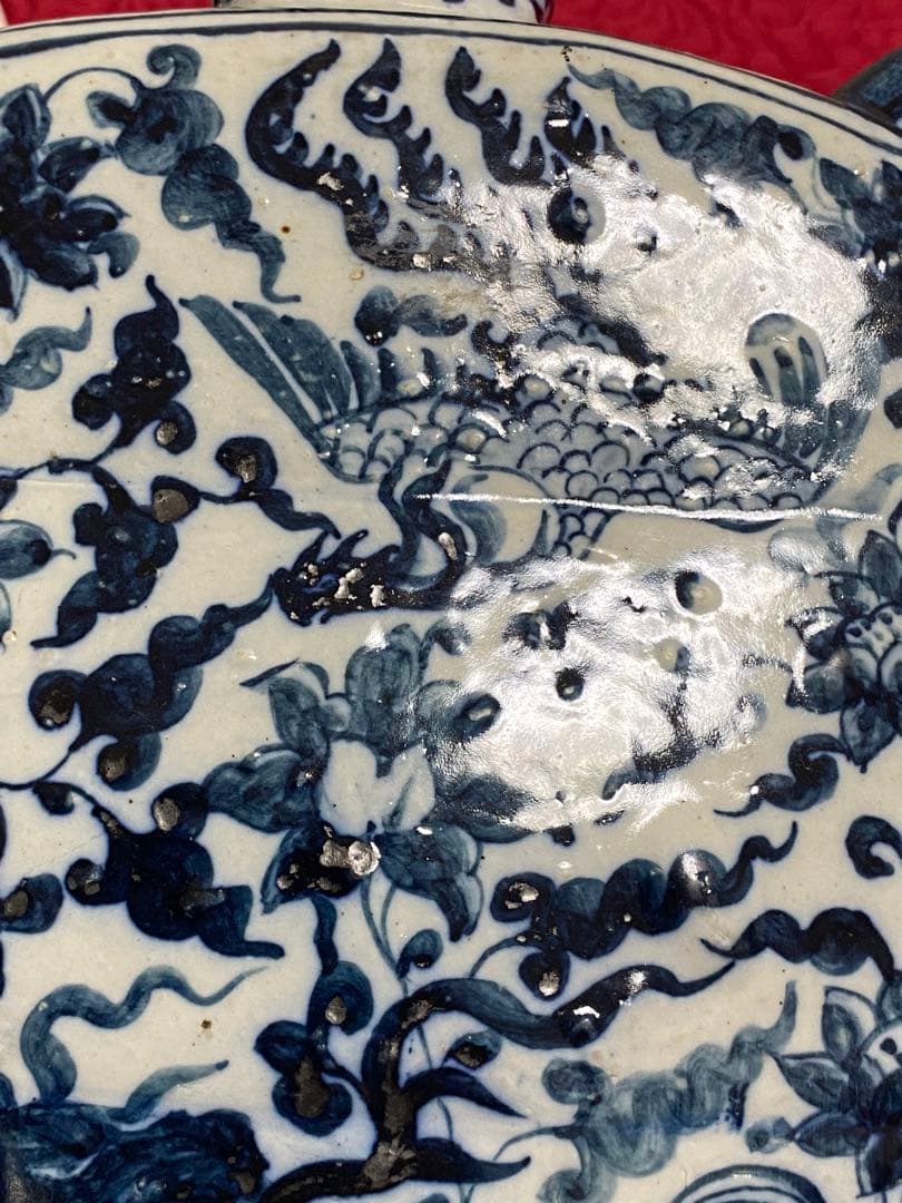 元時代　中国古美術　花瓶　骨董品