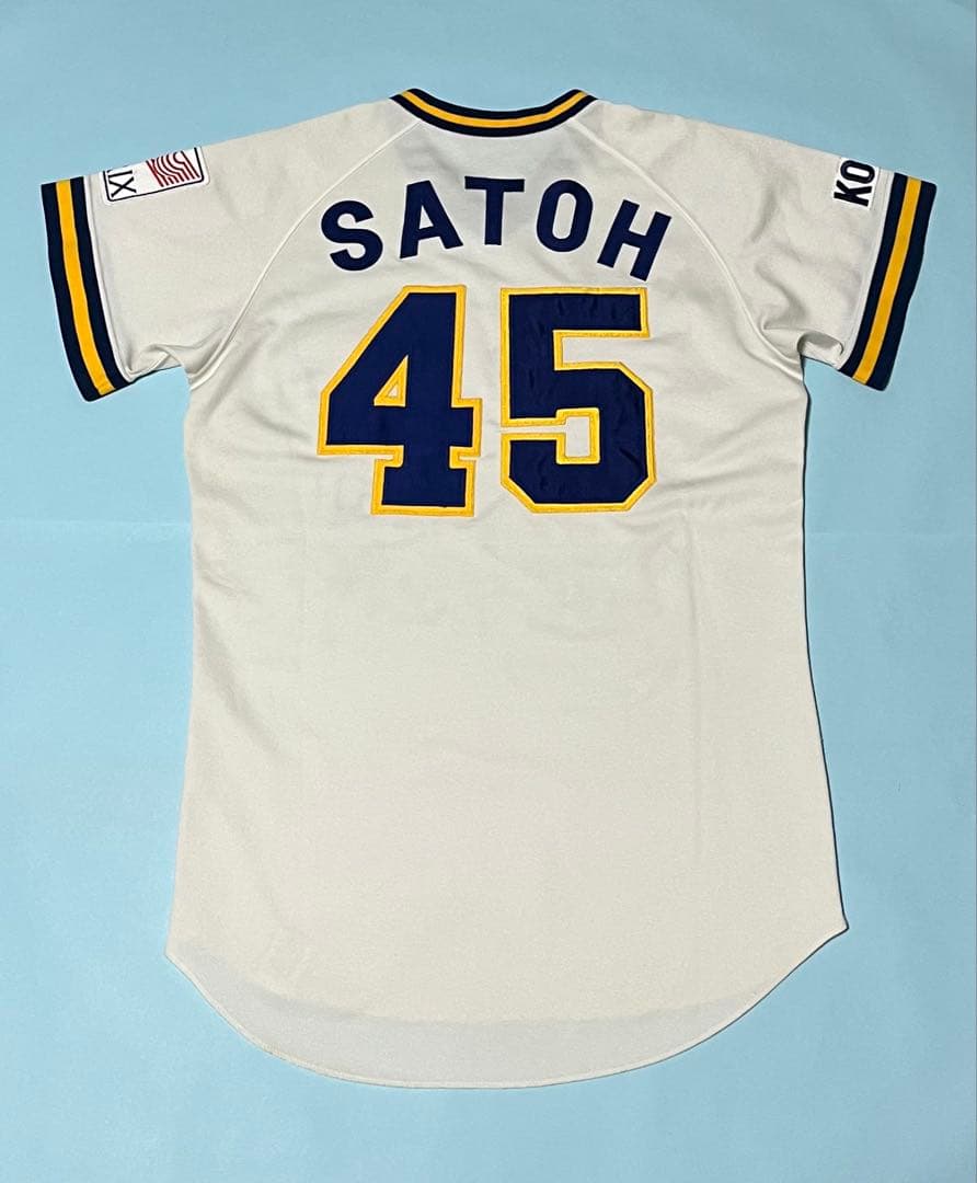 オリックス・ブルーウェーブ　佐藤和弘選手ユニフォーム