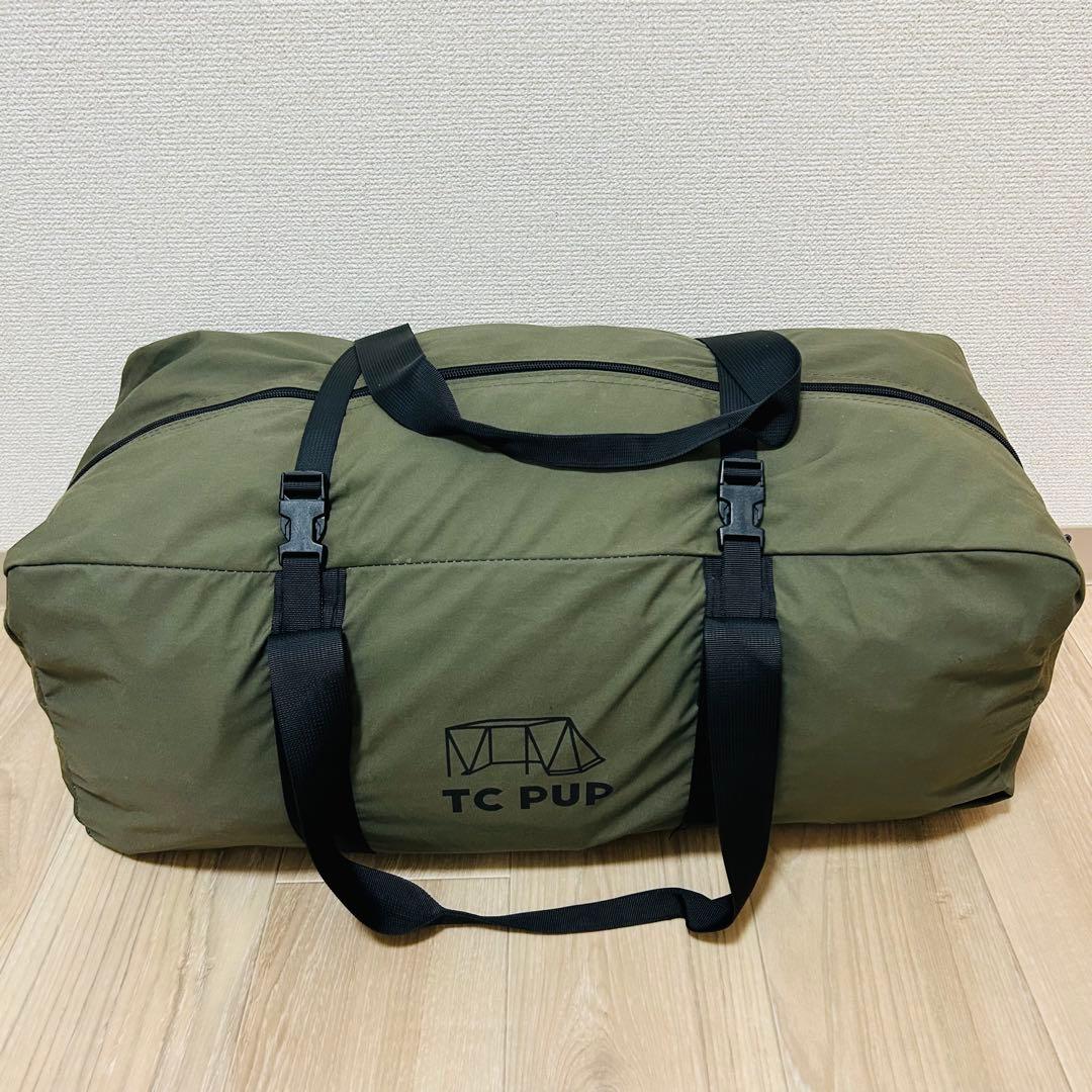 【廃盤】vastland tcパップテントソロ オリーブ 軍幕
