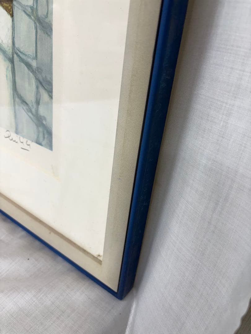 サントリーニ島風景 ジャン・クロード・キリチ リトグラフ 絵画　直筆サイン 限定