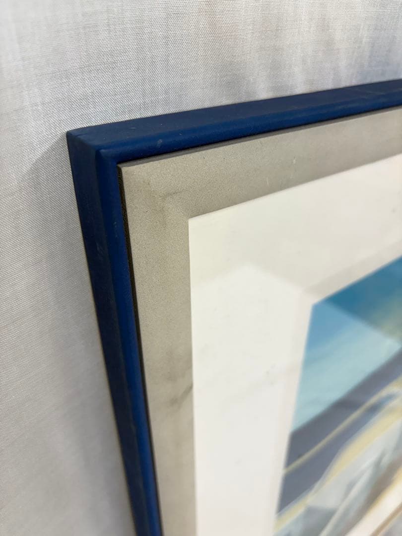 サントリーニ島風景 ジャン・クロード・キリチ リトグラフ 絵画　直筆サイン 限定