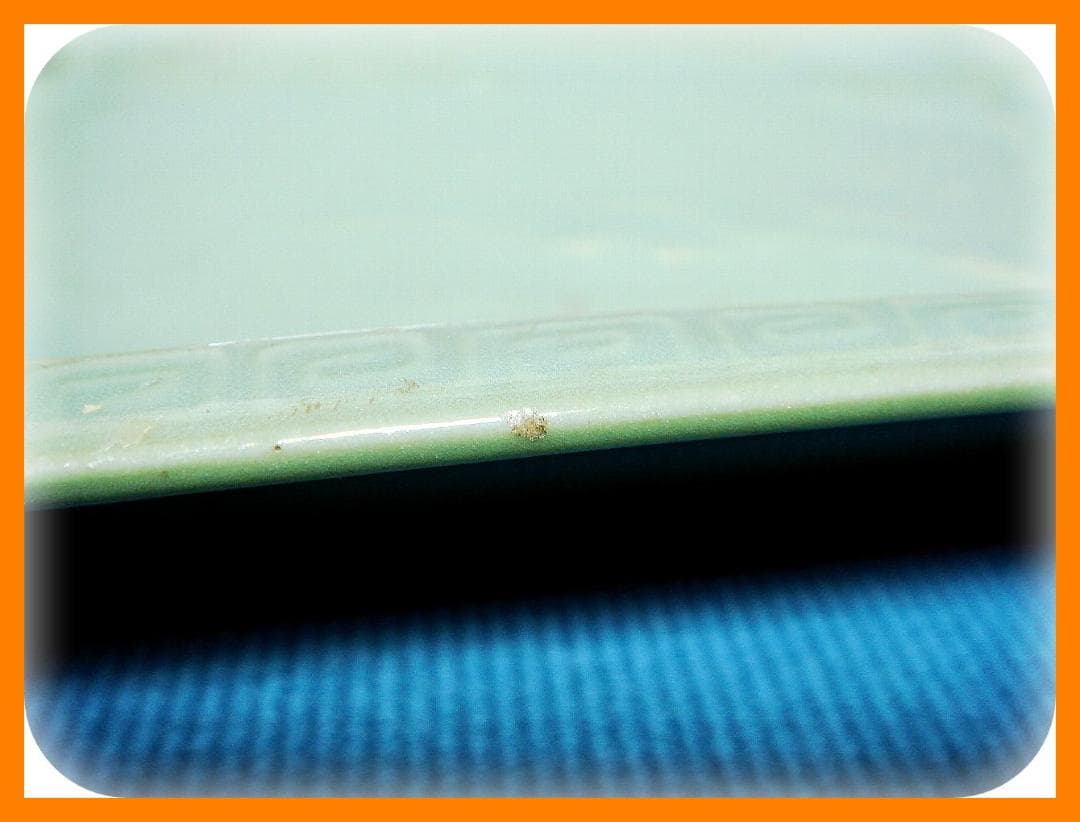 582『青磁 山水 長皿』　/骨董品 古美術 アンティーク 古玩