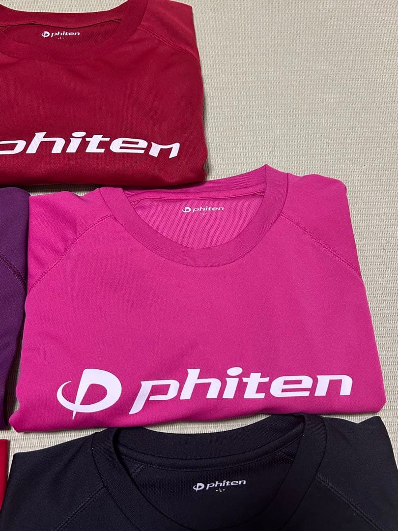 ファイテン　phiten 半袖シャツ 5枚セット　サイズL
