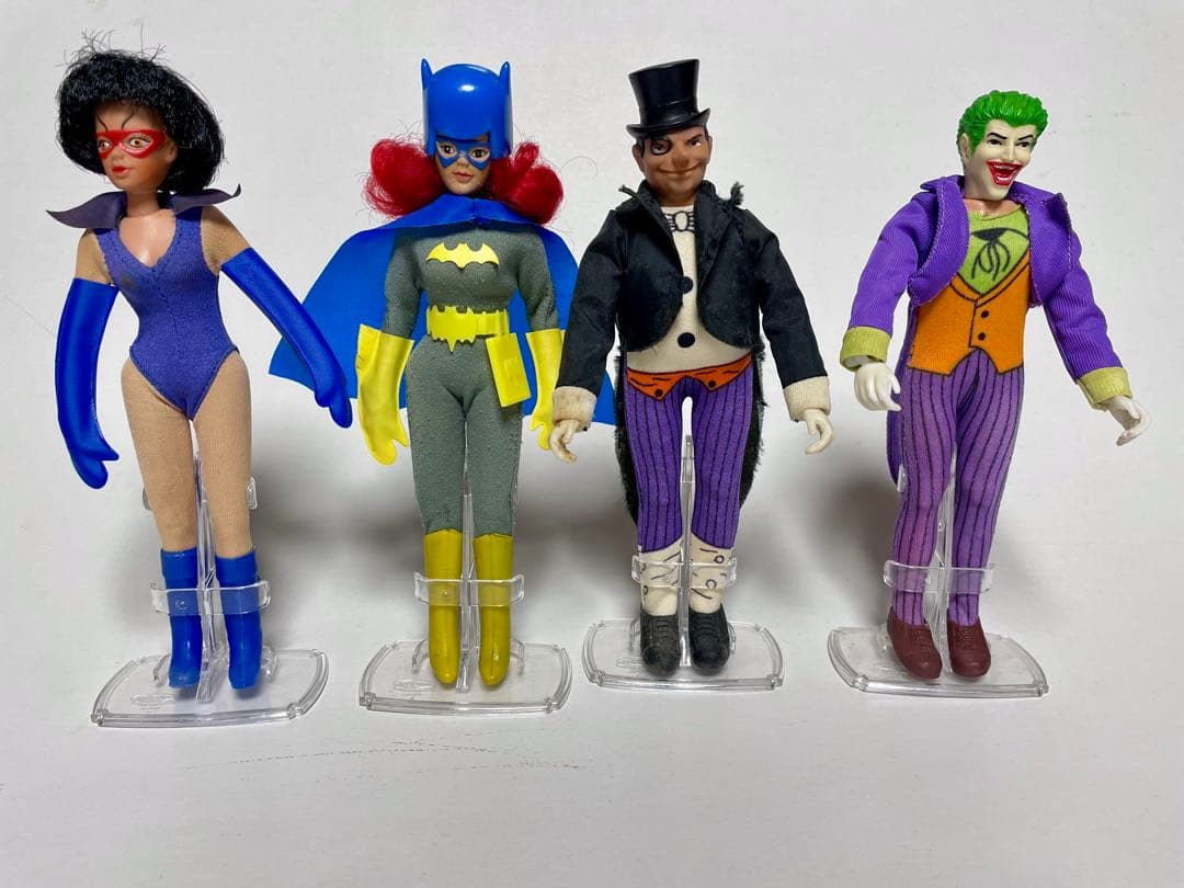 バットマン　メゴ社　12インチ　8インチ4体おまけ付き　ビンテージ　レア　レトロ