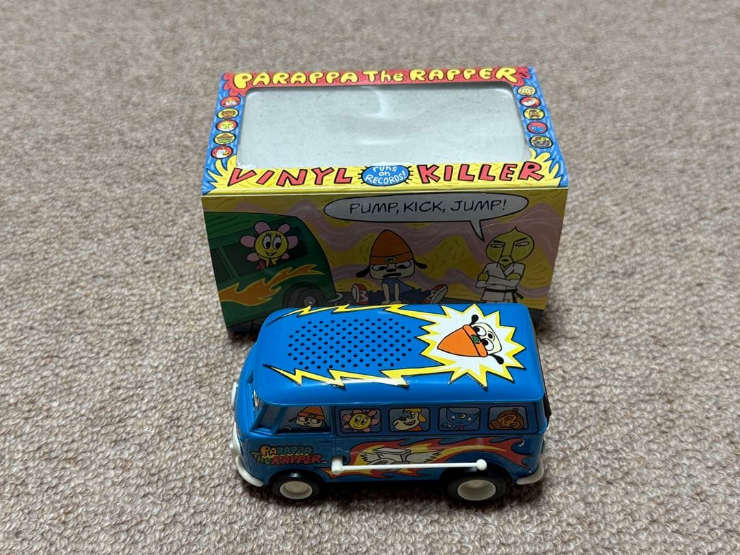 『パラッパラッパー』の「ヴァイナル・キラー」レコードプレーヤー