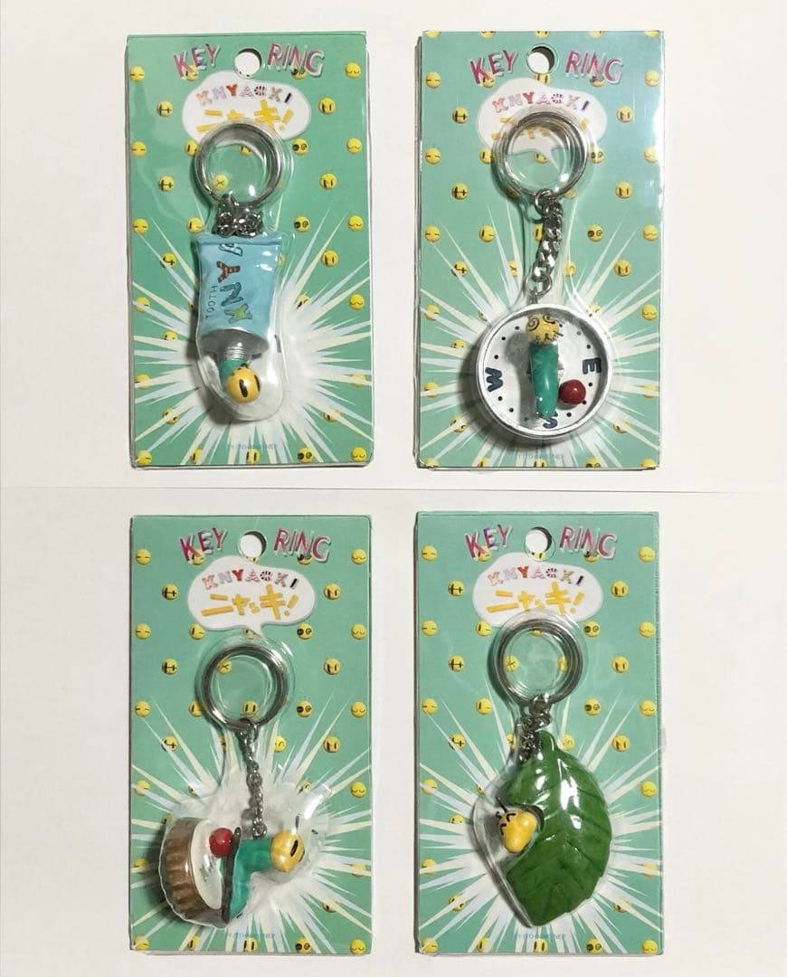 ニャッキ！キーリング 4つセット　稀少品　入手困難　レトロ