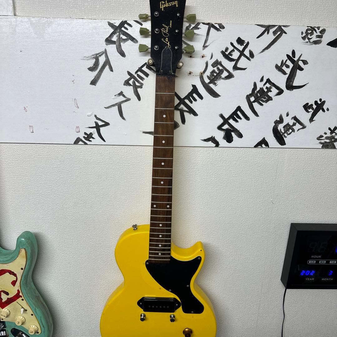 偽ギブソン　LP jr tvイエロー
