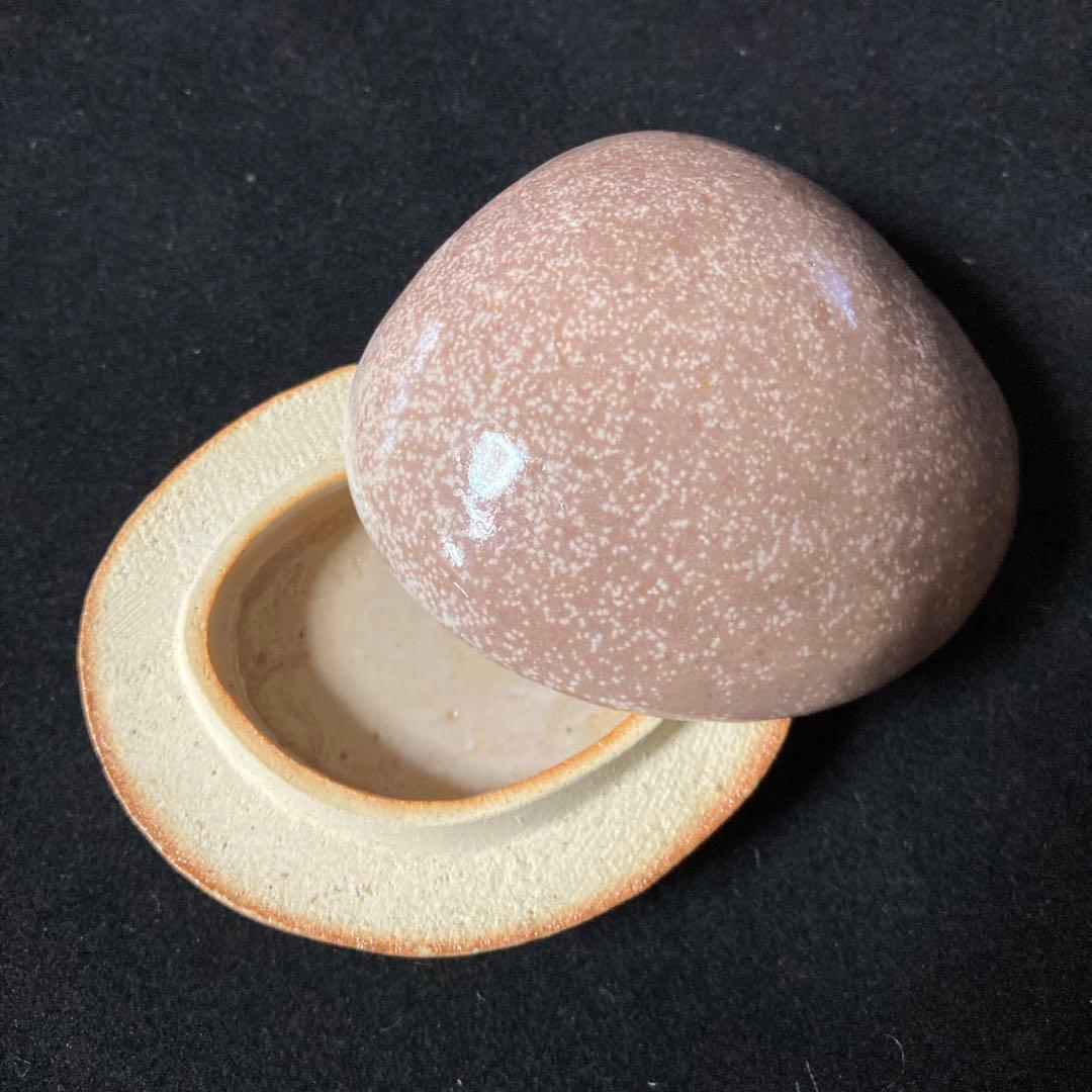 茶道具　萩蛤香合　新品未使用　15代坂倉新兵衛