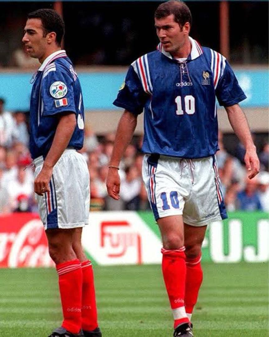 激レア　フランス代表チーム　サッカーユニフォーム　96年 adidas