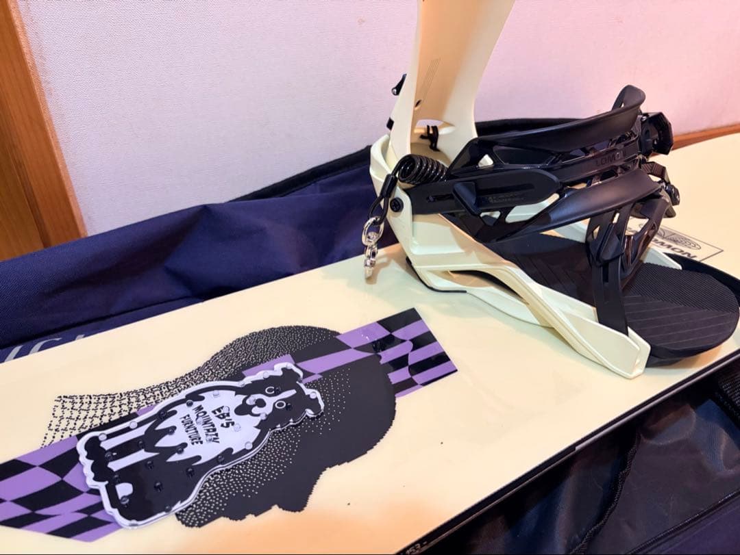 SALOMON スノーボード板 153cm ビンディング付