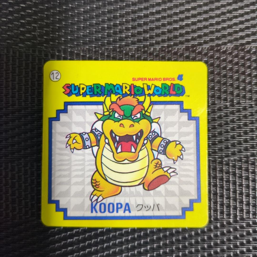 １９９０年発売　スーパーマリオワールド　カード　キラマグネット４枚目　写真全て込