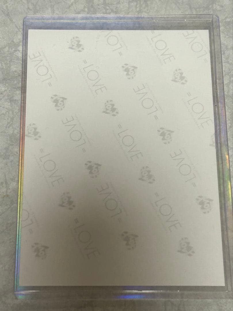 イコラブ　＝LOVE　ラブソングに襲われる　生写真　髙松瞳　ヨリ　直筆