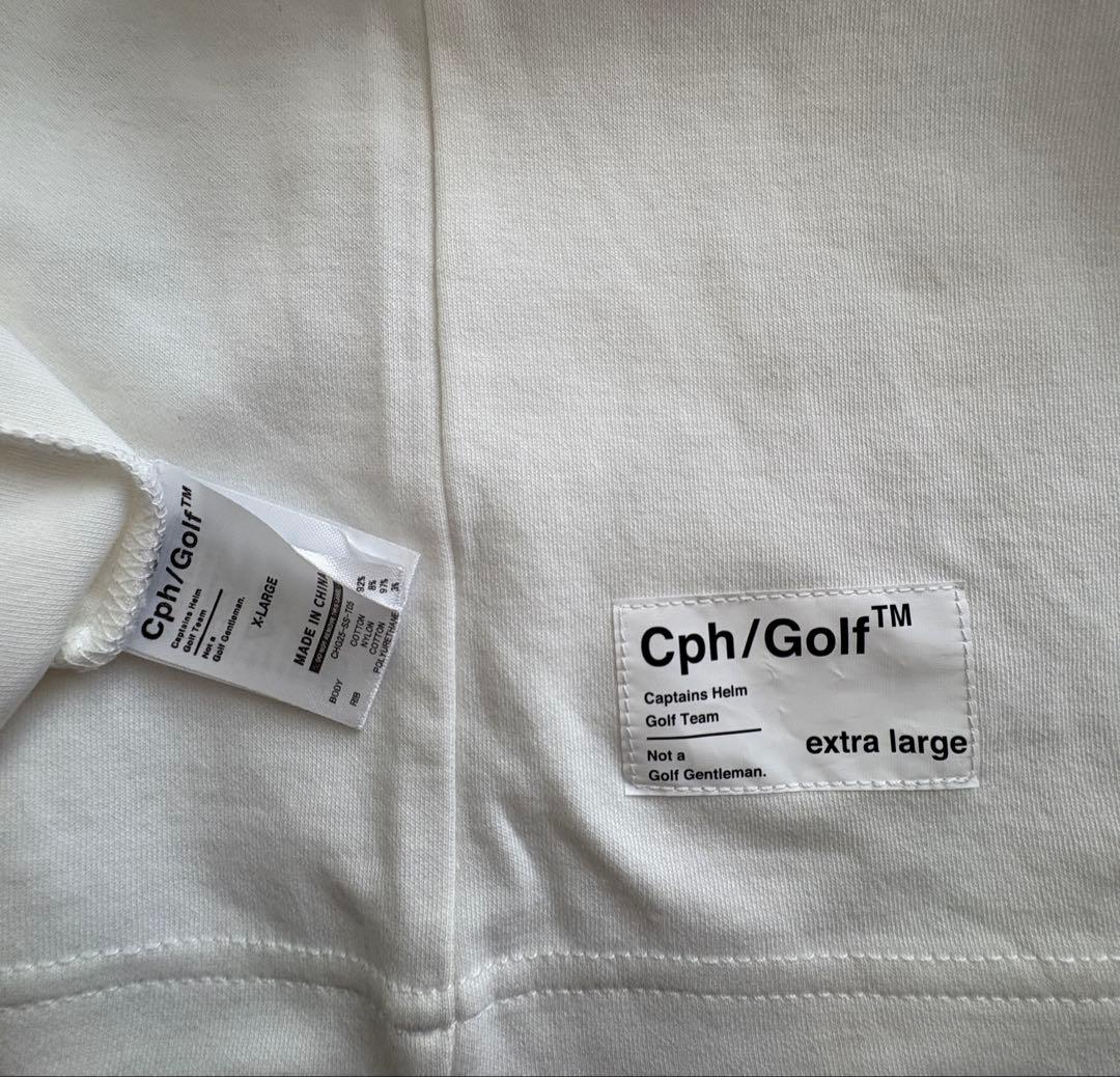 キャプテンズヘルム ゴルフ モックネック クラシック ロゴ CPH GOLF