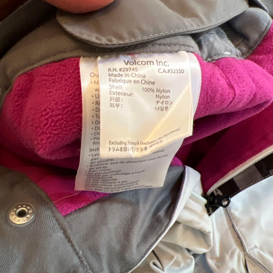 【希少】VOLCOM スノーボードパンツ ライトグレー　L