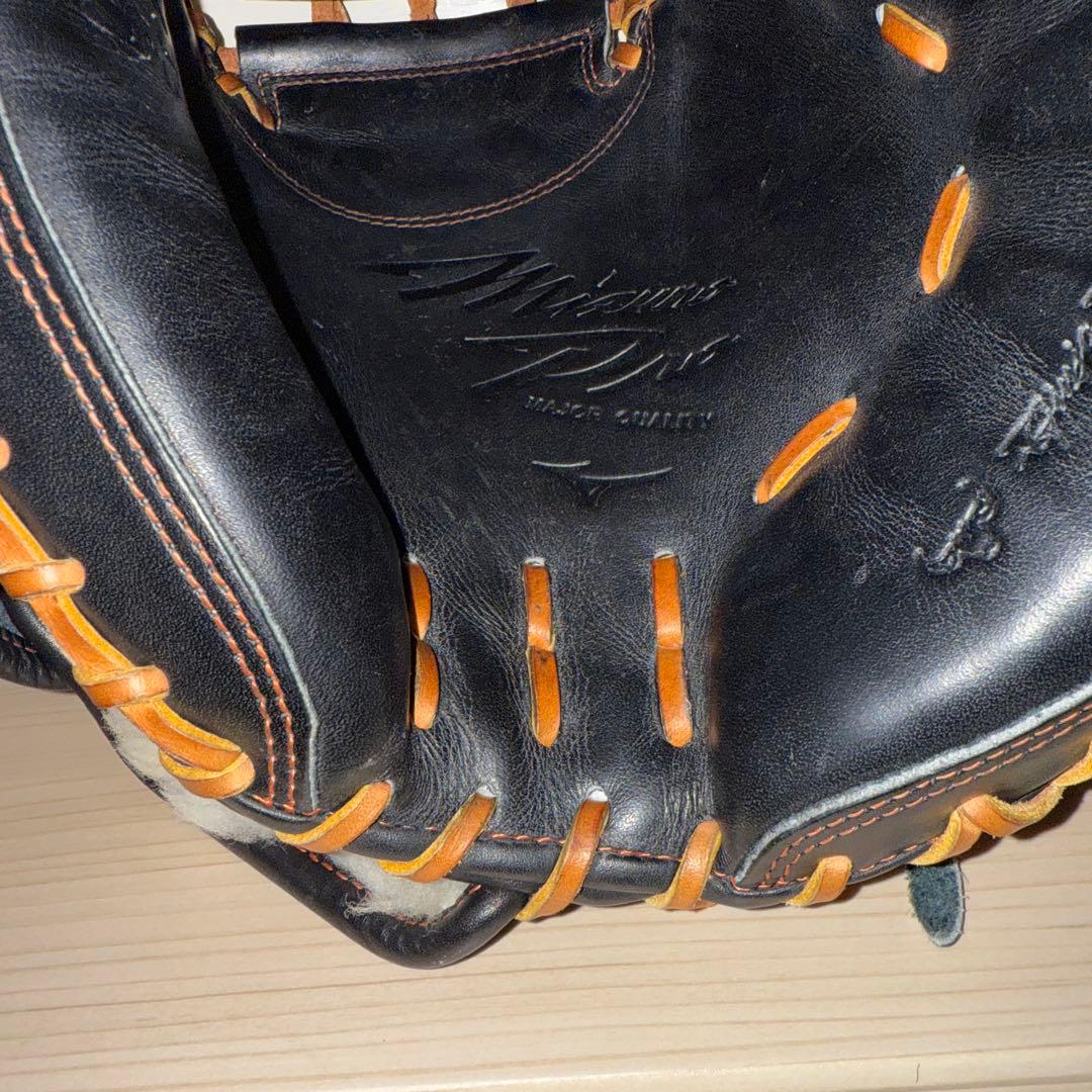 ★15日限定値下げ【ミズノプロ】一般軟式キャッチャーミット號 M-R型グラブ袋付