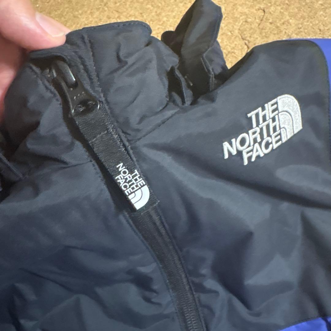 美品80cm THE NORTH FACE 子ども用スキーウェア 黒/青