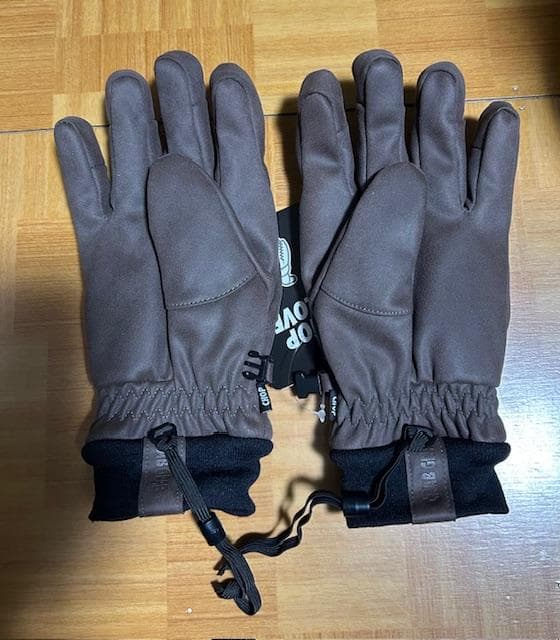 新品CRABGRABスノーボードCHOPGLOVE LサイズGREYブラウン