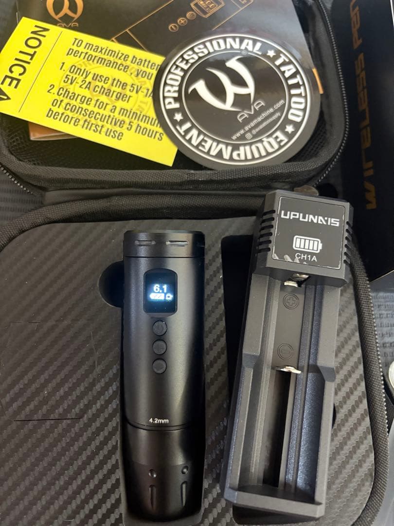 AVA ワイヤレスタトゥーマシン