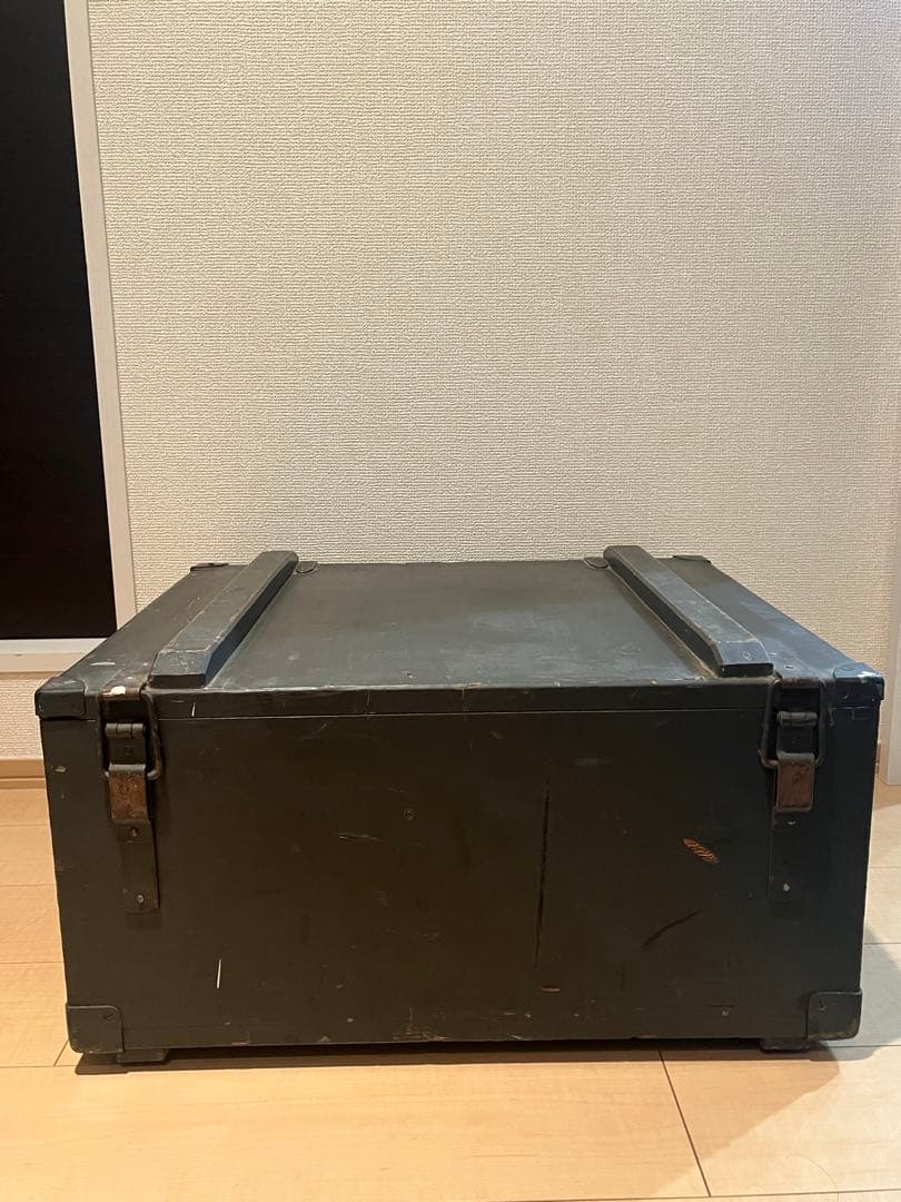 ミリタリーボックス　アウトドア　軍ものスイス軍　60年代60s 実物ミリタリー