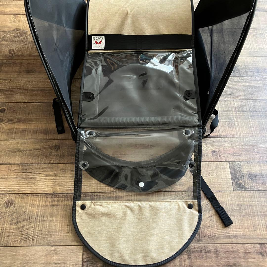 socca 前 チャイルドシート レインカバー フロント