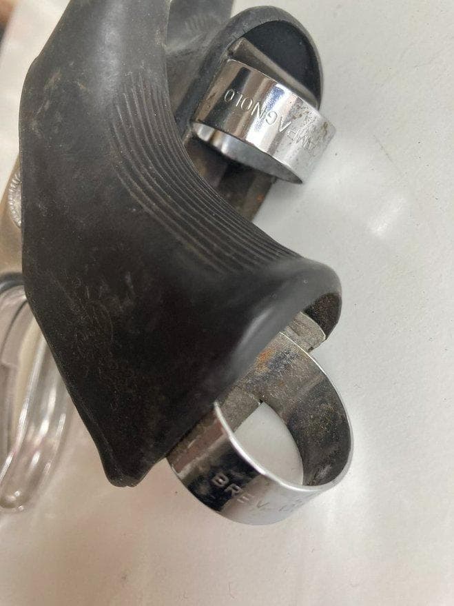 カンパニョーロ（レコード）ブレーキレバー　新品未使用（バッドは劣化）