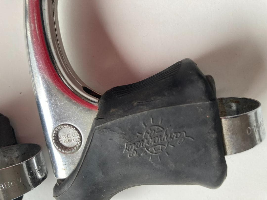 カンパニョーロ（レコード）ブレーキレバー　新品未使用（バッドは劣化）