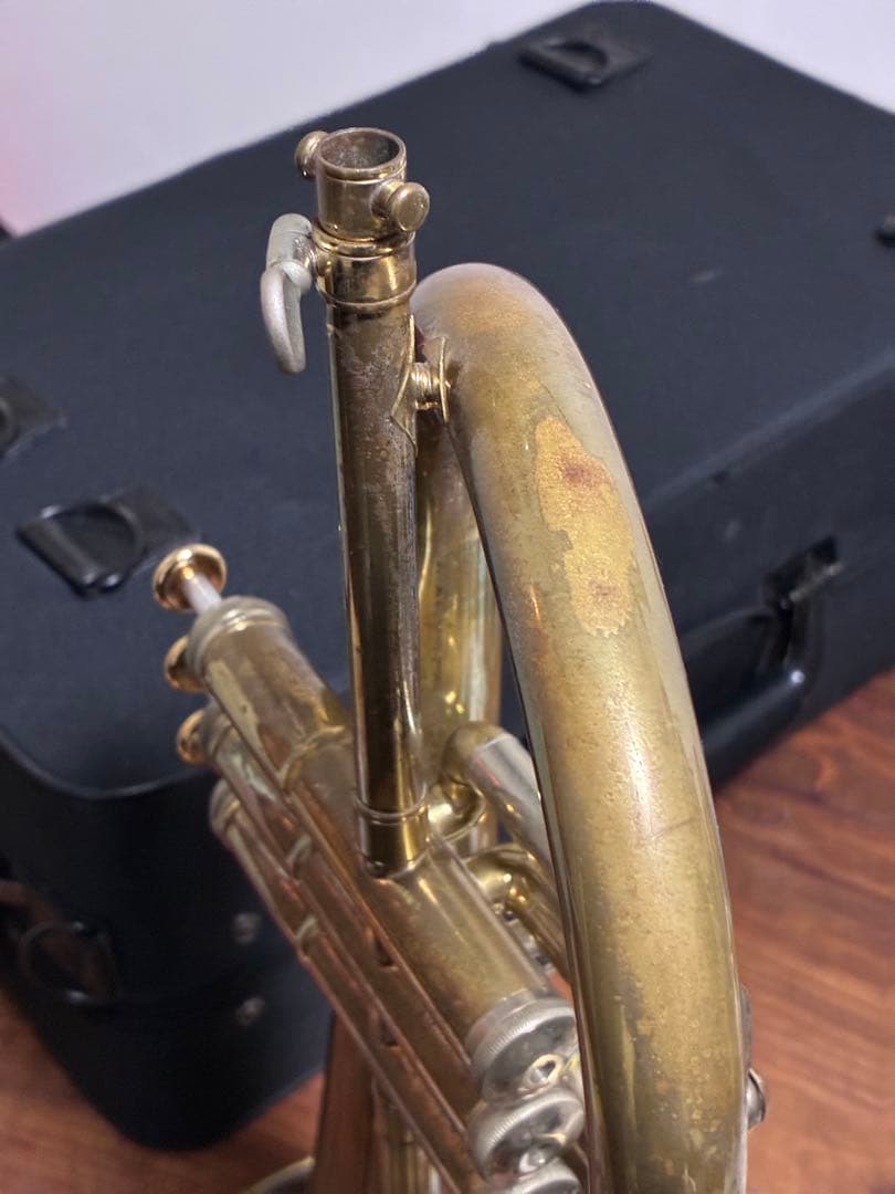 【希少品】A. Courtois Paris フリューゲルホルン ノーラッカー