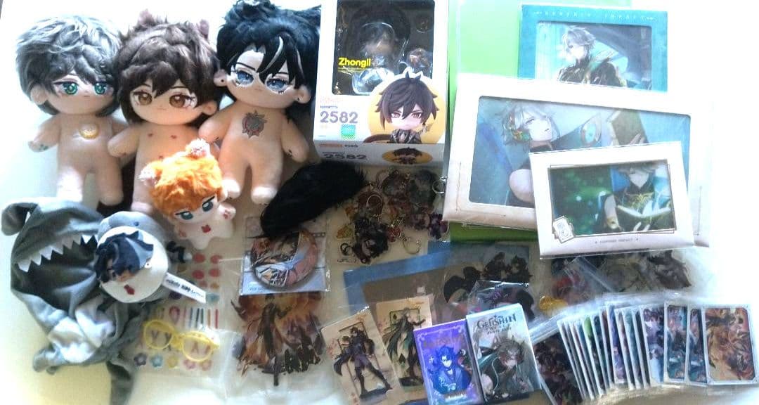 原神 アルハイゼン リオセスリグッズ 鍾離ねんどろいど 他 まとめ売り