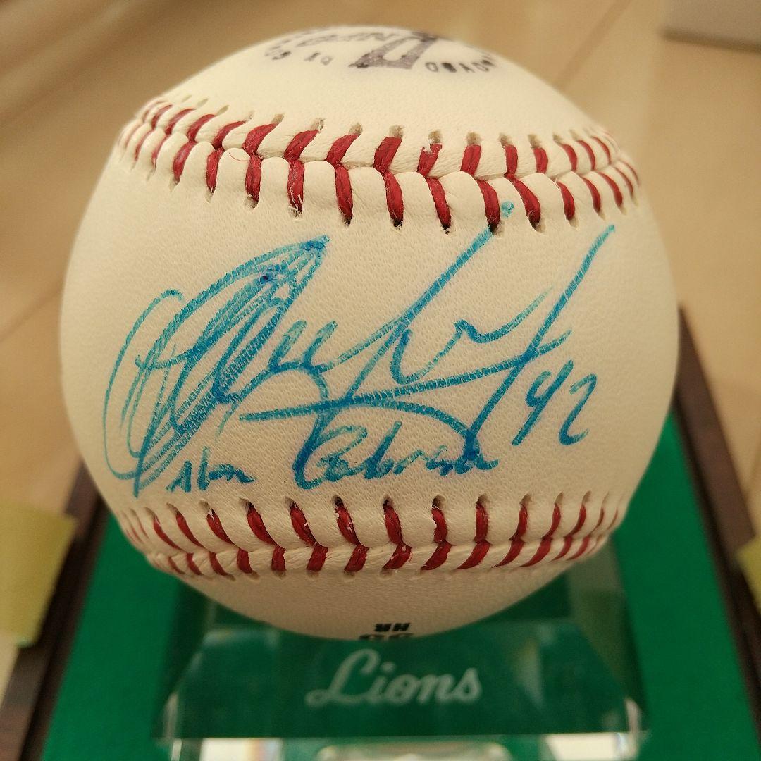 Alex Cabrera アレックス カブレラ 球団公式直筆サイン記念ボール42