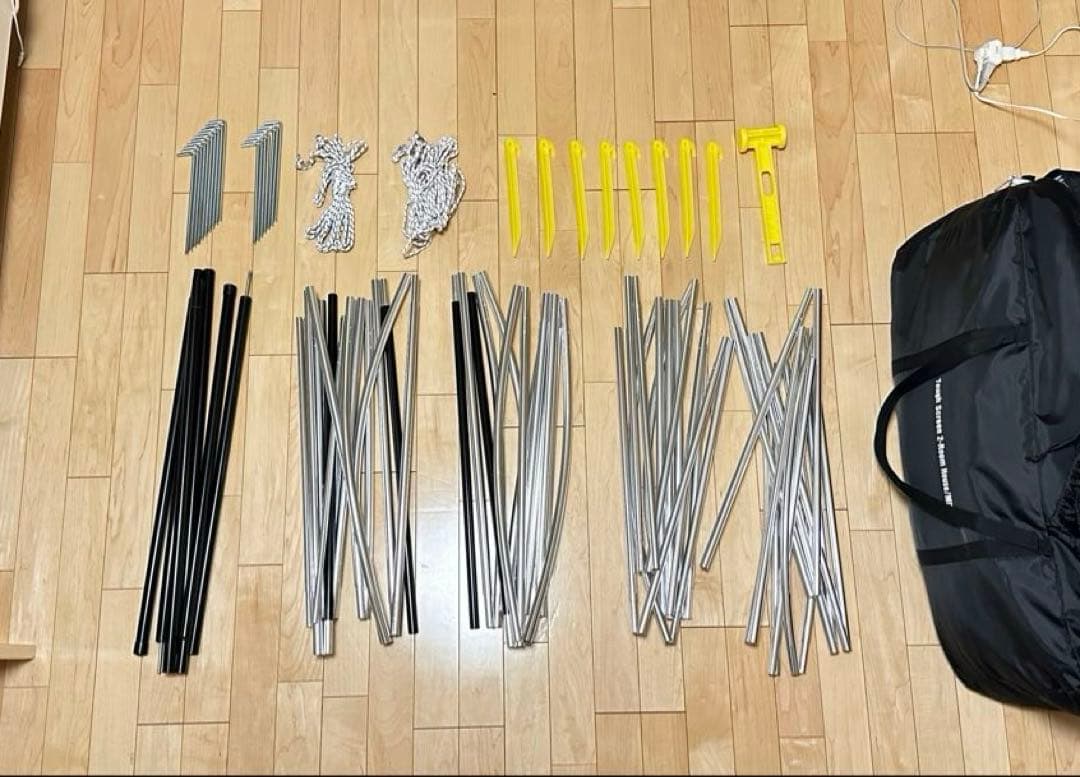 【美品】コールマン タフスクリーン2ルームハウス MDX+ テントシートセット付