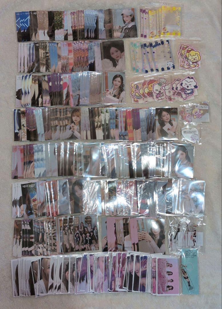 バラ売り⭕ NiziU オンラインくじ ステッカー フォトカ スリーブ チャーム