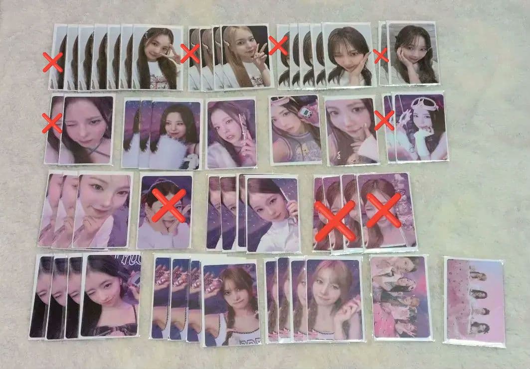 バラ売り⭕ NiziU オンラインくじ ステッカー フォトカ スリーブ チャーム