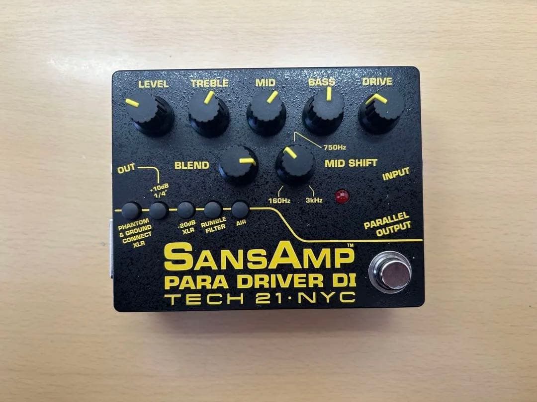 ベース TECH 21 SANSAMP PARA D DI Ver.2