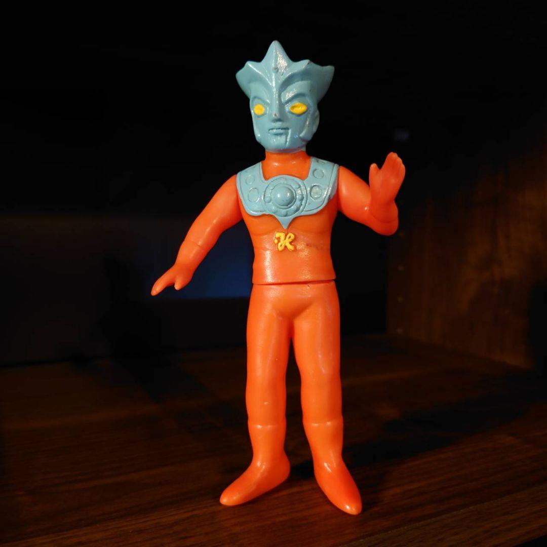 週末特価！当時物ウルトラマンレオ　無版権ソフビ　盆踊り　昭和レトロ