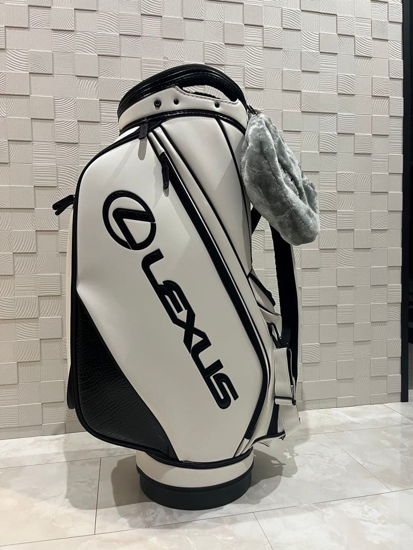 Lexus レクサス　ゴルフバッグ・キャディバッグ ホワイト