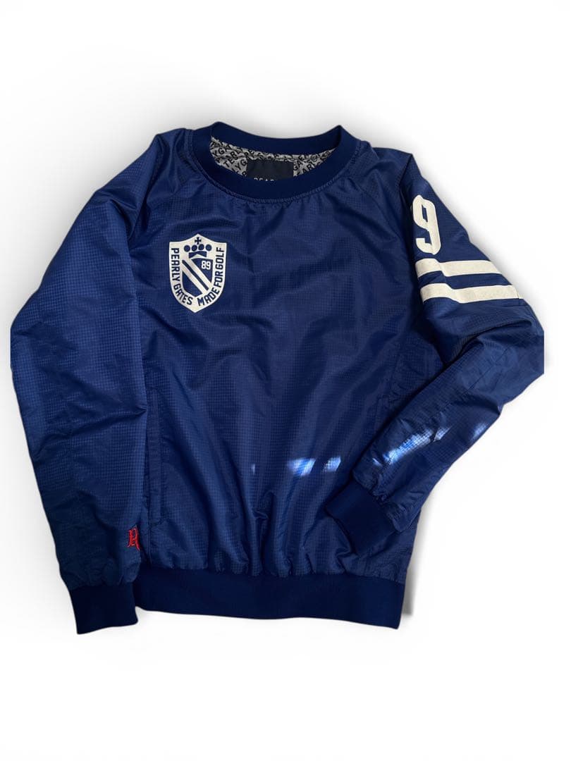 値下げ　PEARLY GATES ブルゾン 防風 保温 ブルー 3